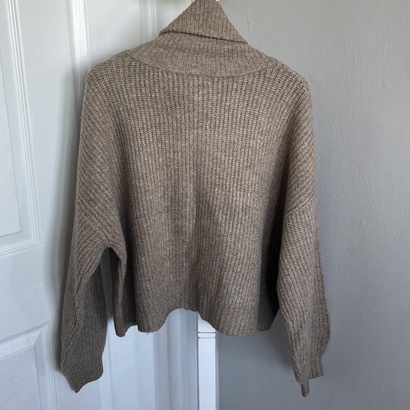 Reitmans Beige Knit Cowl Neck Zio Sweater - Picture 2 of 4